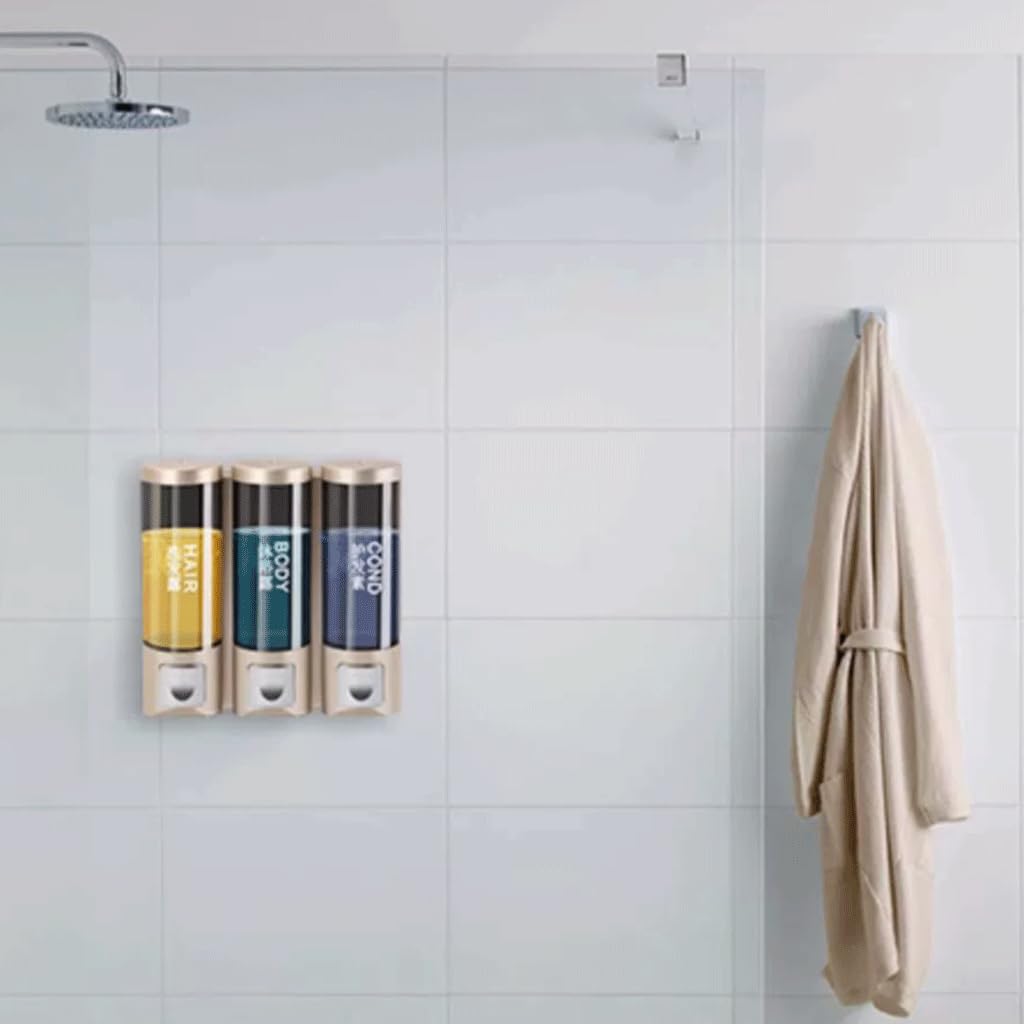 Zeepdispenser voor wandmontage Plastic zeepdispenser voor vloeibare gel Hervulbare flessendispenser Handmatige dispenser Hotel