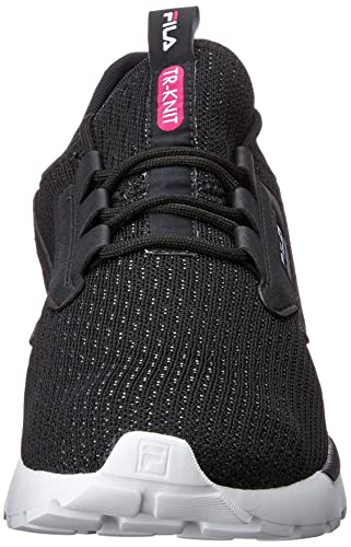 Tenis Fila Tr Knit, Feminino, Preto/Branco/Bordô, 37