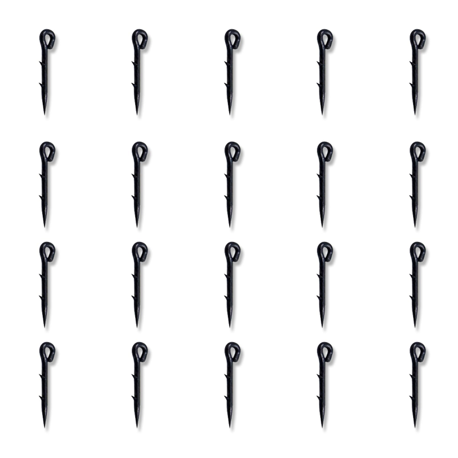 Azxcvbnm 20Pcs Baits Stings Boilies Pin Spikes Fishing Tackle Maggots Corn Hair Carps Feeder Metal Baits Spikes Fishing Hook