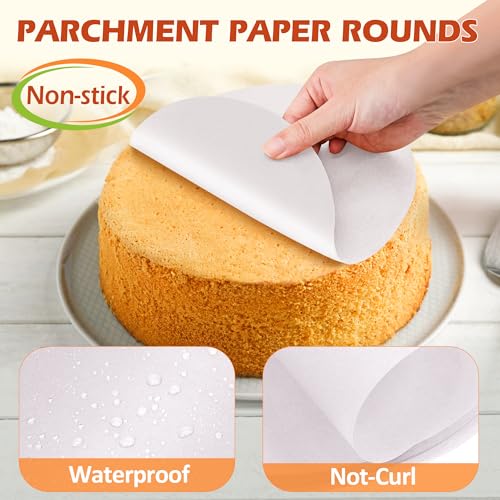 Save 10% on 200pcs 8-inch heavy duty parchment paper rounds