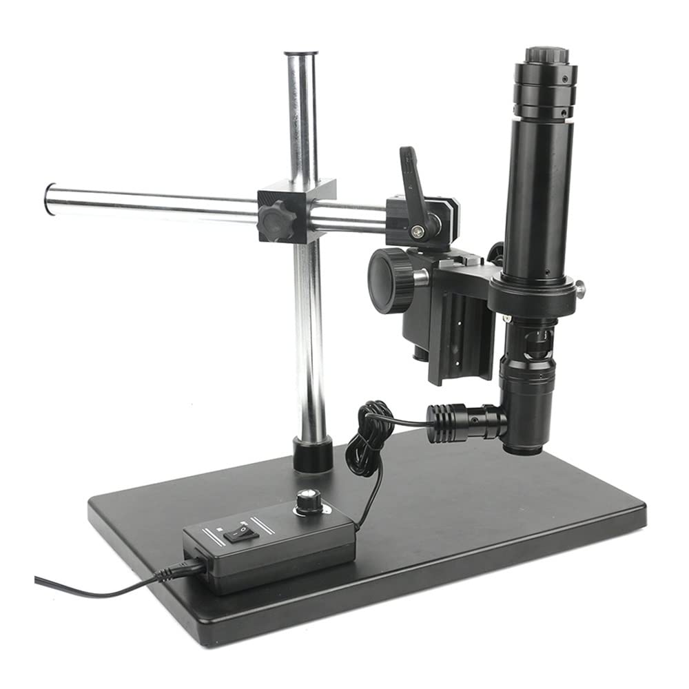 Mikroskop 2000X/1400X/800X/400X Koaxiale Lichtoptik Mikroskop Zoom C-Mount Objektiv Ccd Industriekamera Großer Ständer Halter Passend Für Telefon Touch LCD Ito PCB,B,2000,