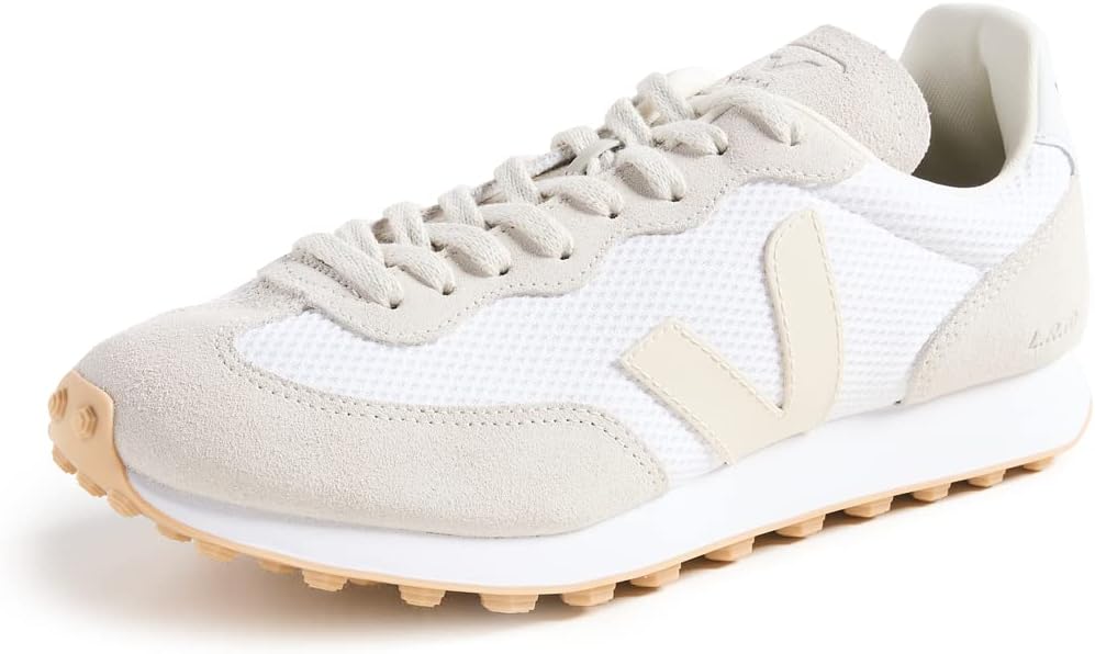 Veja Men's Rio Branco Alveo Mesh, White Pierre/Natural, 9-9.5 Medium US