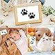 Pfotenabdruck Set Hund Katze, 2 Stück Baby Fussabdruck Set,Hundepfoten Abdruck Machen,Baby Handabdruck und Fußabdruck Set,Hunde Pfotenabdruck Set mit 4 Karten für Hund und Katze Familie Geschenk