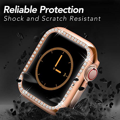 Yolovie Bling Case Compatible with Apple Watch Series 9 8 7 45mm - Image 4