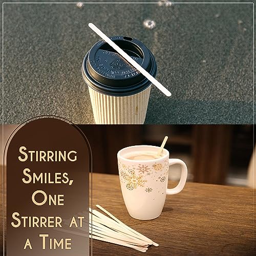 Perfect Stix Premium Wooden Coffee Stirrers