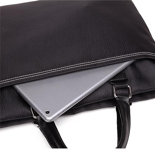 Men's Conference File Bag Oxford Cloth Briefcase for Carrying Paper Files4