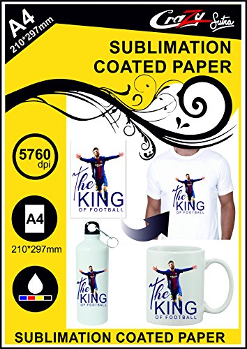 Image of Crazy Sutra Matte Coated Dye Sublimation Sipper Printing A4 Paper (100pc) | Sublimation Paper | Sipper Printing Paper [Paper SubPaperSipper100Pc14]