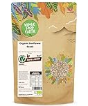 Wholefood Earth Organic Sunflower Seeds 1kg Raw | GMO Free | Vegan | High Fibre | Source of Protein | Certified Organic