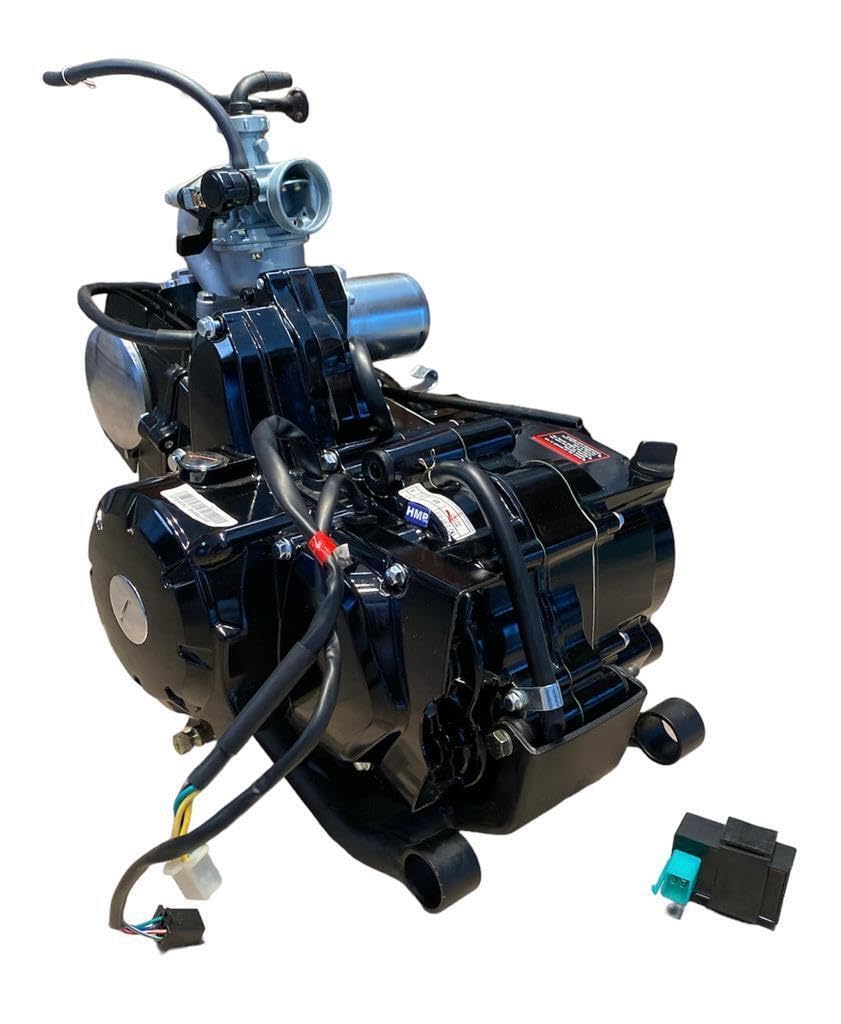 HMPartsMotor Set 125 Cc Fully Automatic/Reverse E-Starter Upper with Mount for Atv Children's Quad