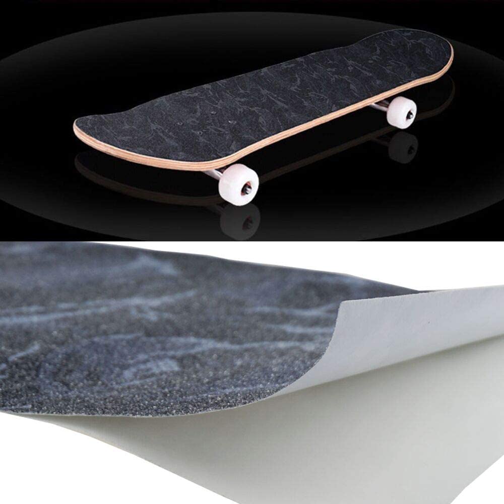 Nastro Antiscivolo per Skateboard, 115 x 27 cm, Autoadesivo, Antiscivolo, Anti-bolle d'aria, per Longboard, Scale, Scooter, Mimetico