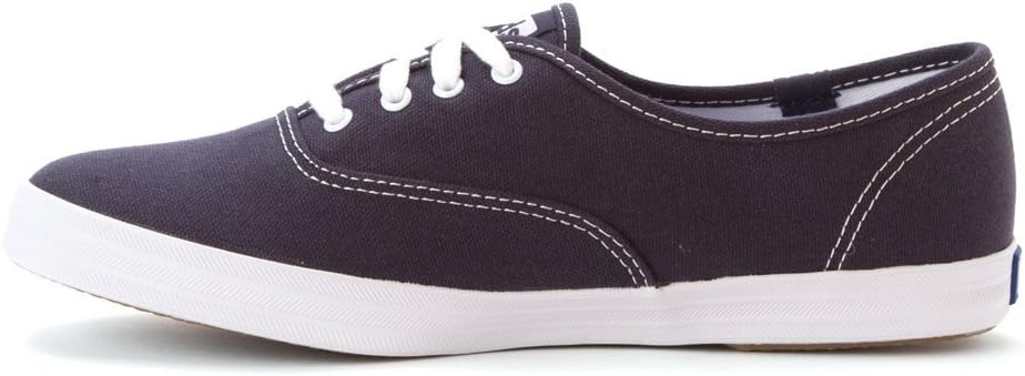 Keds Unisex Champion Lace Up Sneaker, Navy Canvas, 7.5 US Women