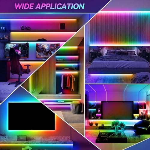 Image of One94Store 5 Meter 3 Colour LED Strip Light with Adapter, Red Green Blue LEDs Strip, 300 LEDs Decorative Light with 16 Mode Remote for Home, Shop, Party, Festival & Wall Decor