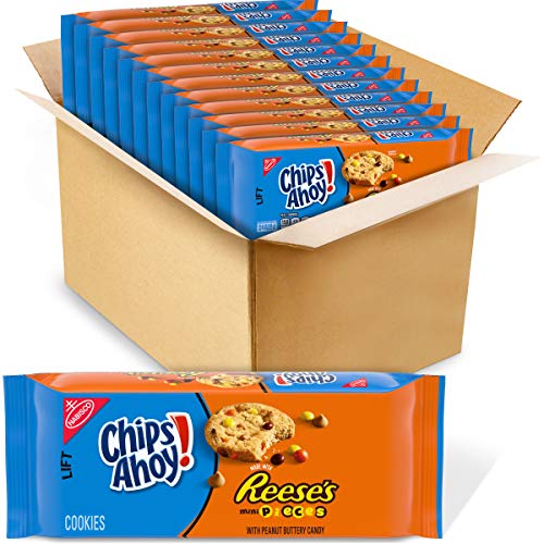 Chips Ahoy! Reese’s Mini Pieces Chocolate Chip Cookies, 12 - 9.5 Oz Packs #TOP20