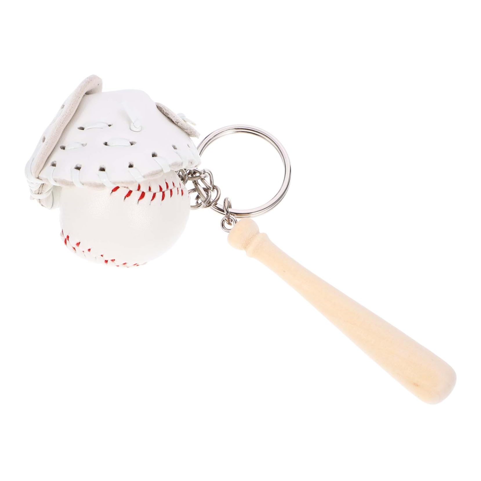 BESPORTBLE 2pcs Baseball Keychains for Women Softball Keychain Backpack Accessory Decorative Keyring Pendant for Birthday Present