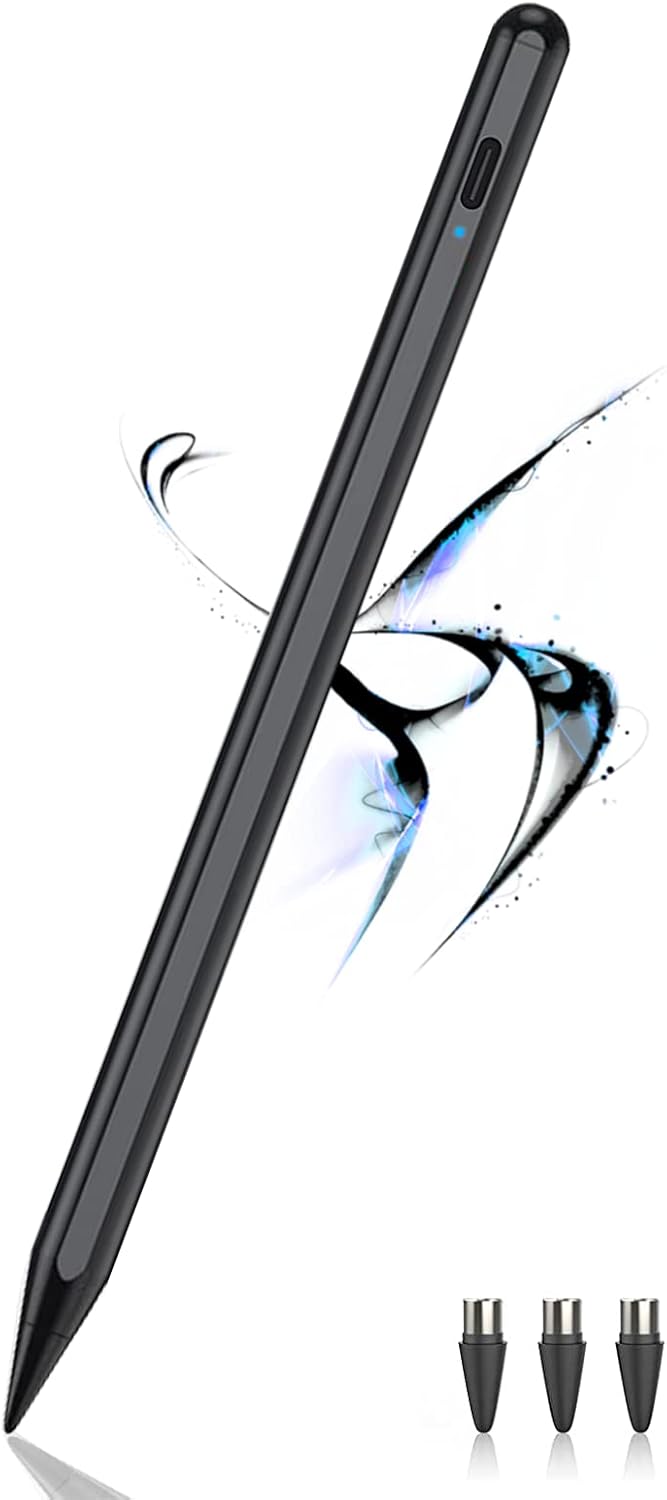 Stylus Stift für Touch Screens POM Feder TypeC Tablet Pen Kompatibel mit iPad/iPad Pro