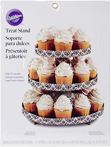 Wilton 1 Count Treat/Cake Stand, Damask