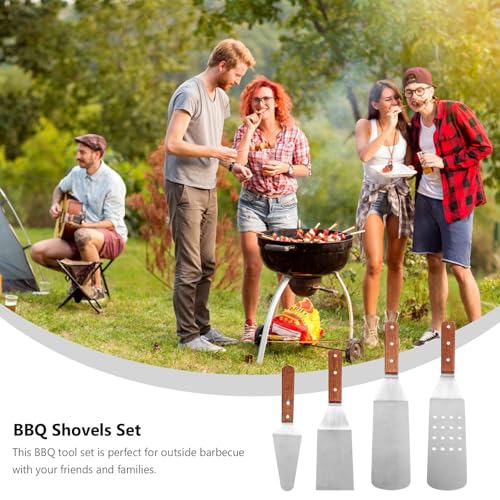 Set de 9 piezas de herramientas para BBQ de acero inoxidable miniatura 6