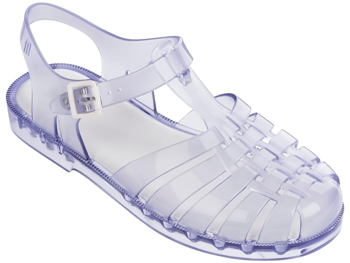 Melissa Unisex Possession Ad Flat Sandals, transparent, 9.5 UK