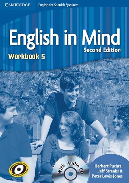 Portada de English in Mind for Spanish Speakers Level 5 Workbook with Audio CD