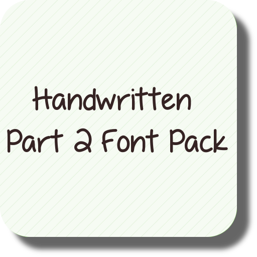 Part Two Font Handwritten Part 2 Font Pack - App on Amazon Appstore