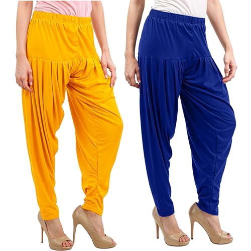 Image of Buy That Trendz Patiala Salwar for Women Relaxed Fit Viscose Patiyala Salwar Harem Bottom Pants