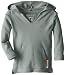 L'ovedbaby Unisex-Baby Newborn Organic Hoodie, Seafoam, 6/9 Months