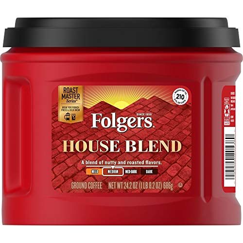 Image of Folgers House Blend Medium Roast Ground Coffee, 24.2 Ounces