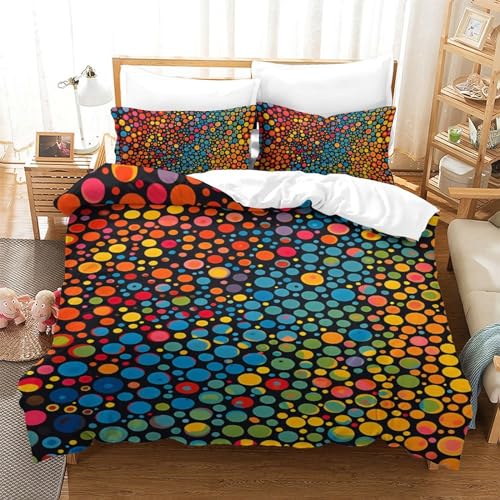 Housse de couette fermeture éclair 140x200cm pour lit simple enfant, parure microfibre 3d - 2