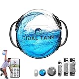 Tidal Tank Sphere Mini - Original Aqua Ball with Water Weight - Ultimate core and Balance Workout - Portable Stability Fitness Equipment - up to 33lb