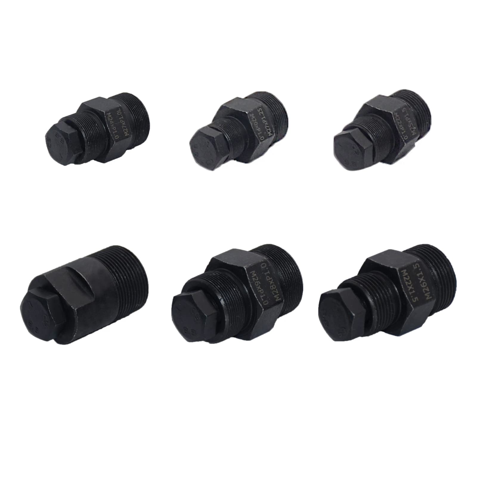 Kit de Extractor de Volante de Motocicleta para Motor pequeño, 14 mm, 16, 18, 19, 20, 22, 24, 25, 26, 27, 28 mm, 10 Tiradores de Volante de inercia para Motocicleta (Azul)