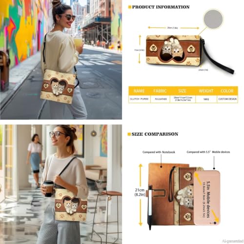 Image of Bucket Crossbody Bag Set for Women Lady, Leather Purse and Wallet Set Large Bucket Bag with Wallet