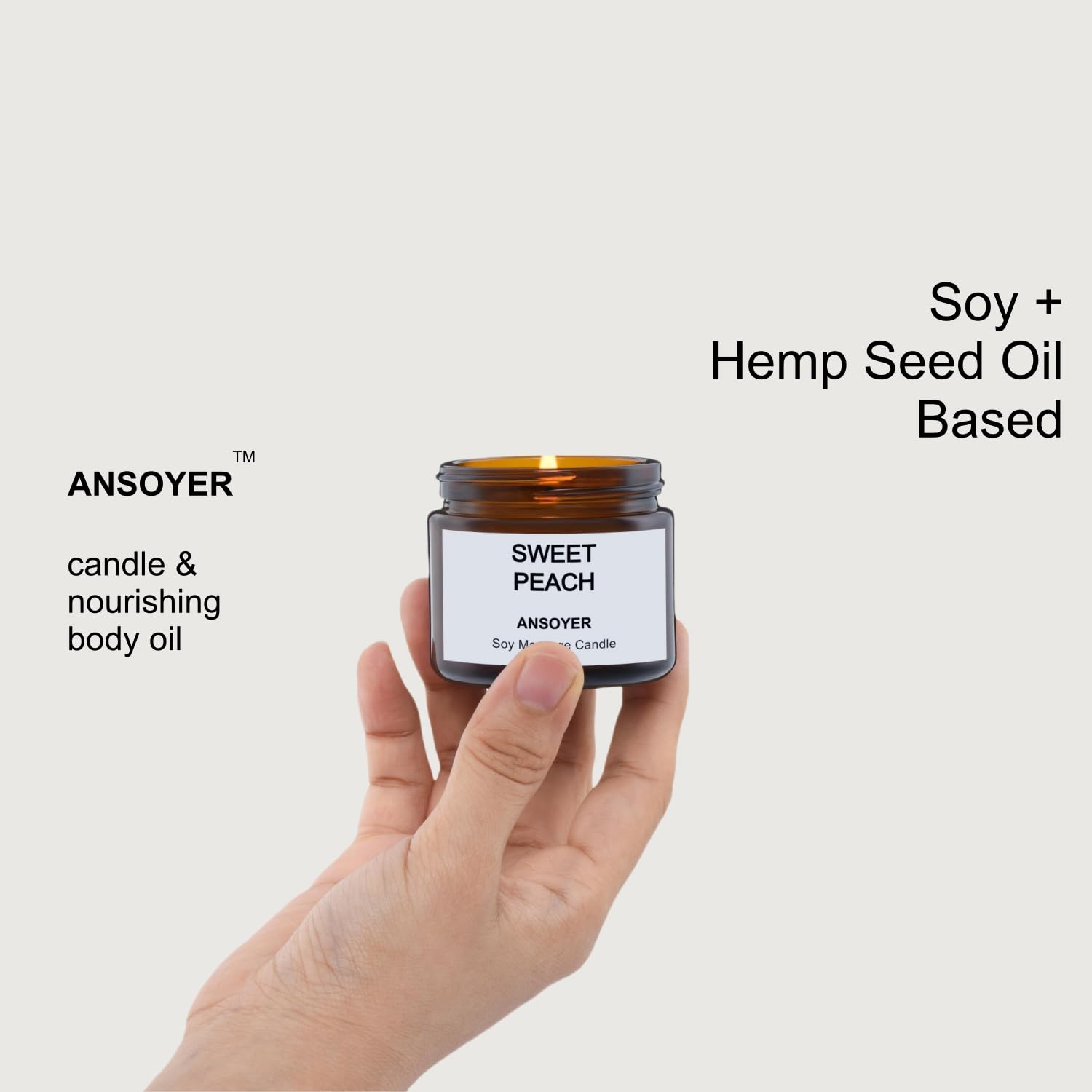 Kit de 3 Velas de Masaje Aromático 150g: Velas de Aceite Corporal de Baja Temperatura para Relajación y Aromaterapia | Set de Regalo (DULCE MELOCOTÓN+Lavanda+CEDRO & SÁNDALO)