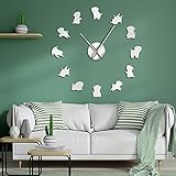 Mouvement muet : l'horloge murale à fonction muette 3D est basée sur une conception unique pour réduire efficacement le bruit. Le mouvement réduit la consommation d'énergie et prolonge sa durée de vie. Il utilise des piles AA pour scanner silencieusement le mouvement à quartz précis afin de garantir une heure précise et un bon environnement de travail. Le sommeil est silencieux Offrez-vous une nuit tranquille pendant l'exercice. (Nécessite l'alimentation par batterie, mais sans les piles).
