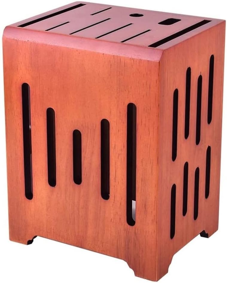 Knife Block Storage Stand Kitchen,Only selling Cutter Holder,Solid Wood Knives Shelf Rack Tool Accessories