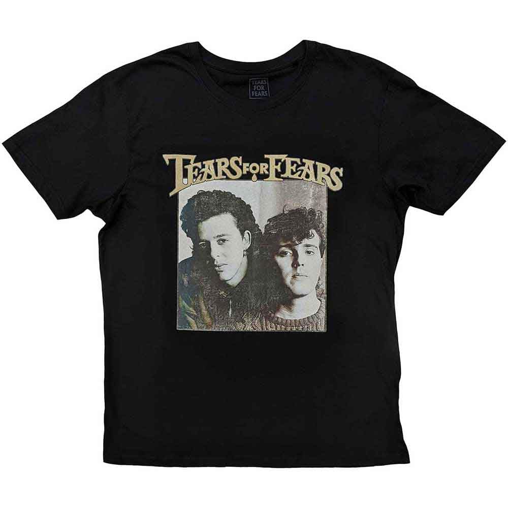 Tears for Fears T Shirt Throwback Photo Official Unisex Black XXL