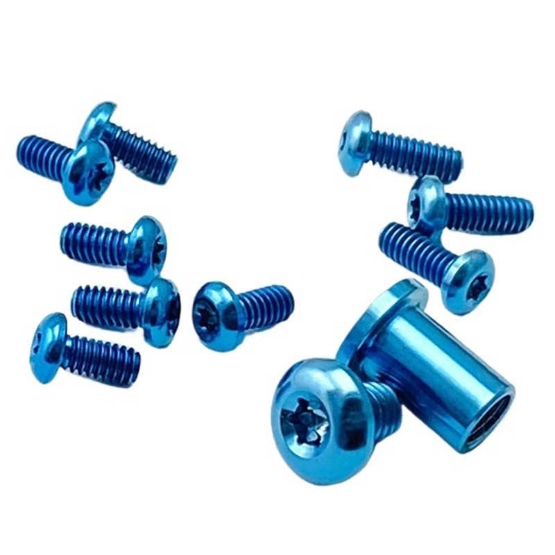 10ピースセット CNCチタン合金トルクスネジとピボット交換用