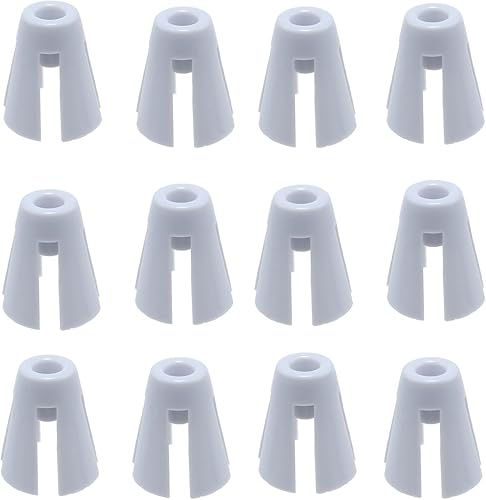 Soporte para hilo para máquina de coser, 12 piezas de base de alambre de plástico para Janome 644D744D, soportes cónicos de carrete para