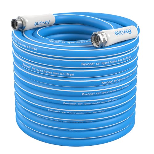 FEVONE Kink Free Garden hose 100 ft Heavy Duty Water Hose