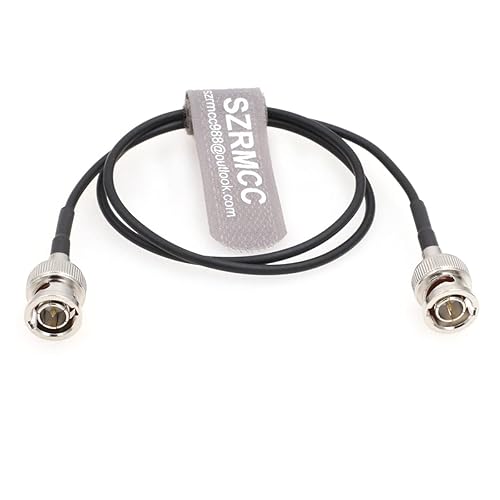SZRMCC Cable de video SDI BNC a BNC macho 3G HD SDI Cable RG174 75ohm Slim Flex Coaxial Cable RF para cámaras ARRI RED Blackmagic Atomos SmallHD