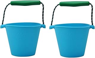 INOOMP 2pcs Water Bucket Collapsible Bucket Collapsible Sand Toys for Beach Collapsible Beach Bucket Beach Toys for Kids 3-10 Buckets Portable Folding Bucket Water Container Child