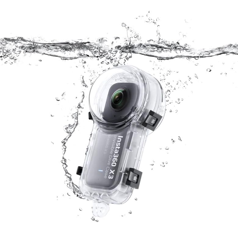 Custodia Impermeabile Per Insta360 X3 - 40m, Silicone, Antiurto, Per Sub E Sport Acquatici - Foto 8