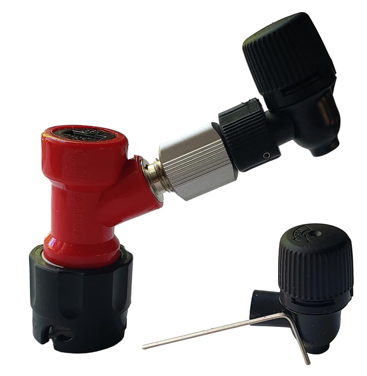 Picnic Tap 2.1 - aka Better Tap - The Mother of All Taps - no beer line | no foam waste | no drips | no equal (Pin Lock)