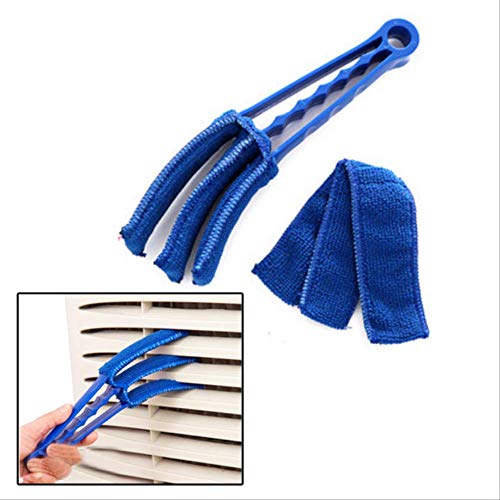 KWOSJYAL Einstellbare Mikrofaser-Staubtuchbürste Stretch Extend Staubtuch-Anti-Staub-Bürste Startseite Klimaanlage Auto Möbel Reinigungswerkzeug   22,5 cm Blau