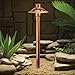 Kichler 15350CO Copper Path & Spread 1-Light 12V, Copper