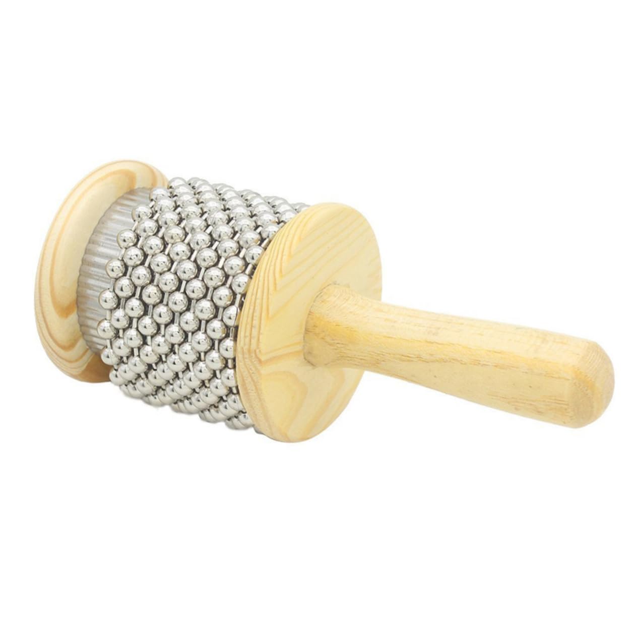 VANZACK Wooden Cabasa Hand Shaker for Preschool Music Education Tool Lightweight Percussion Instrument for Rhythm and Music Therapy Activities