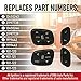Replacement Steering Wheel Control Switch Kit - Compatible with Buick, Cadillac, Chevy, GMC - Silverado, Sierra, Tahoe, Yukon, Trailblazer 2002-09 - Replaces 21997738, 21997739,1999442, 1999443