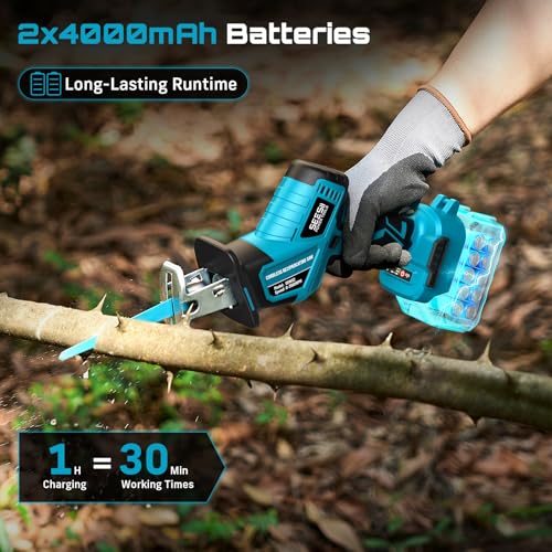 SEESII Brushless Cordless Reciprocating Saw