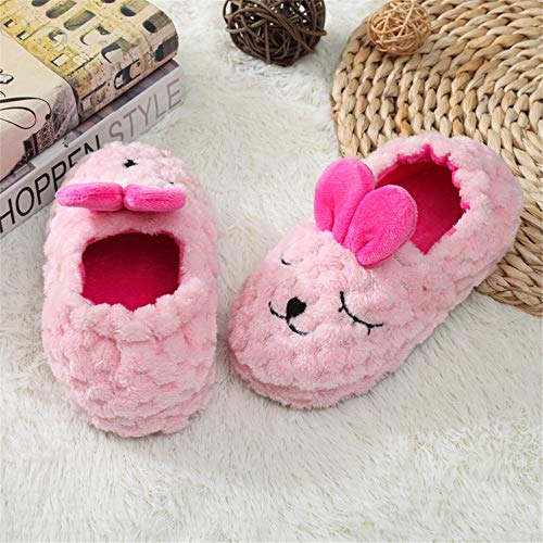 Enteer Toddler Girls' Premium Soft Plush Bunny Slippers Us 7-8 thumb #4