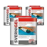 Magazzini GM, Sverniciatore Universale in Gel SVERNI GEL, Elimina Vernice da Ferro Legno Muro, essendo in gel non cola, Made in Italy, Efficace su Vari Strati, 750ml (3)