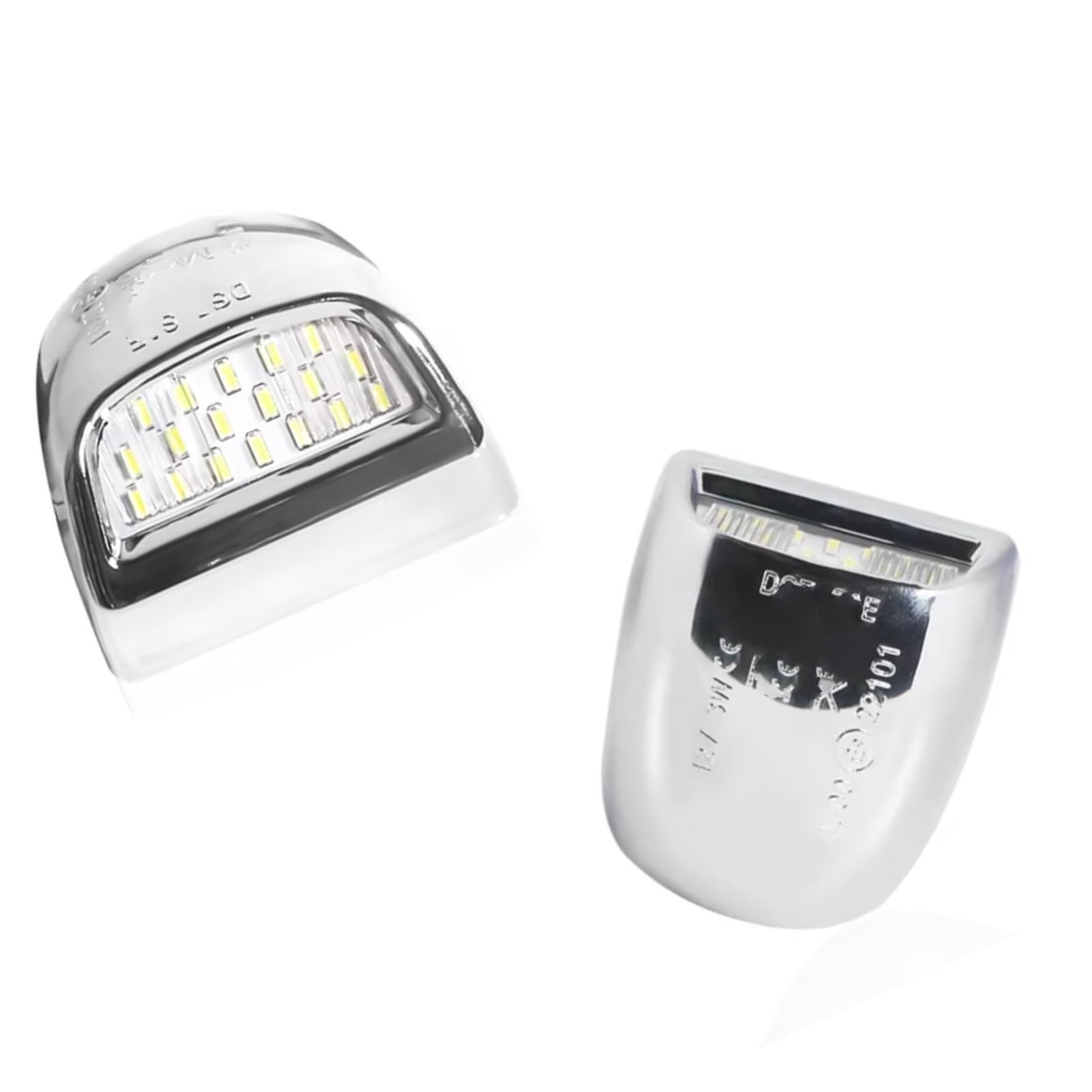 Iluminación Matricula Vehiculo Compatible Con Chevrolet Para Avalanche 1500 2002-2013 Para Silverado 1500 1999-2013 Para Silverado 2500HD 2001-2014 Luz De Matrícula Luz De Placa De Matrícula(White1)